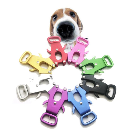 Metal Aviation Aluminum Frog Swivel Carabiner Dog Pet Carabiner Hook