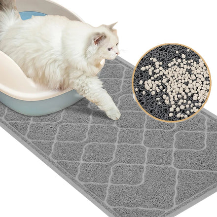 Eco Friendly Phthalate BPA Free PVC Cat Litter Mat Clean Floor Carpet Underground Palace Pet Cat Litter Mat
