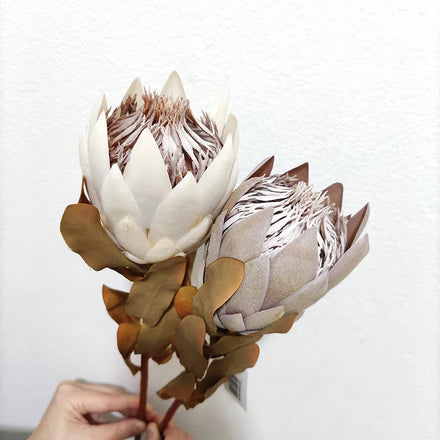 Hot Selling Artificial Plastic King Protea Flower 50cm Bouquet Home Decoration for Wedding & Daily Use