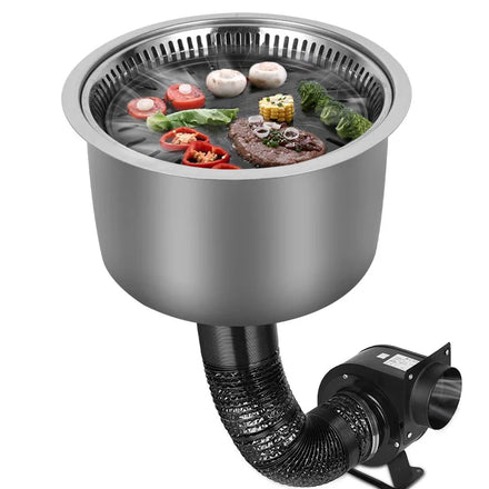 Commercial Bbq Oven Restaurant Tabletop Embedded Electric Barbecue Grill Stainless Steel Electric Bbq Grills