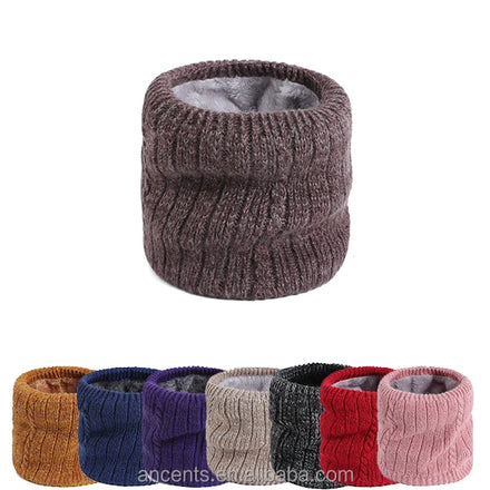 Adult Scarf Knitted Warm Neck Cover Gaiter Scarf Protective Carton Neck Scarf for Wholesale