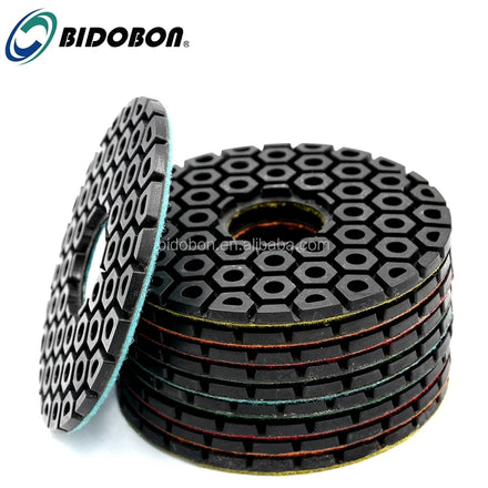 Wholesale 5inch Hexagon Diamond Resin Floor Polishing Pads for Concete Marble Granite