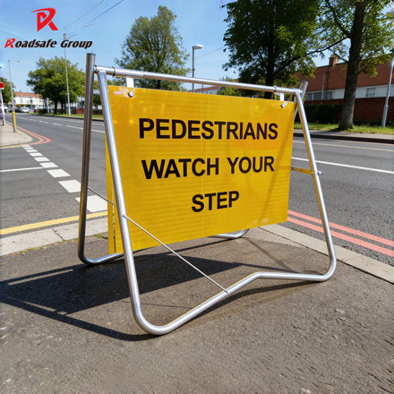 Australian Traffic Control Signs Swing Hanging Frame Multi-message Stand up Foldable Working Construction Warning Sign