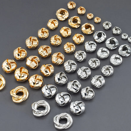 M916 10pcs/lot REACH-Pass Nickel-Free 18K Gold Rhodium Plated Copper Jewelry Accessories for DIY Earrings Necklace Metal Bags