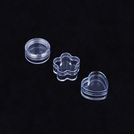4g 5g Clear Empty Heart Shape Flower Shape Round Shape Mini Cream Jar Sample Container for Eye Cream