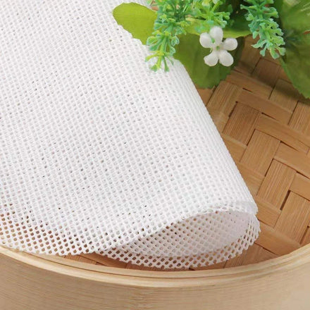 Silicone Steamer Cloth High Temperature STEAMED BUN Steamed Bun Cage Cloth Round Household Non-stick Double-sided Steamer Cloth