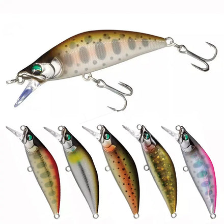 Top Right M132 50mm 5g New Product Stream Jerkbait Sinking Minnow Pesca Sinking Hard Bait Minnow Lures for Trout