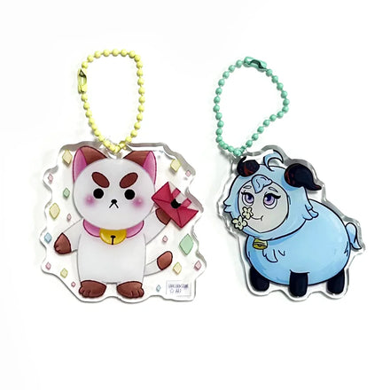 Wholesale Customized Double Sided Personalized Making Clear Logo Epoxy Resin Charm Anime Holographic Acrylic Keychain