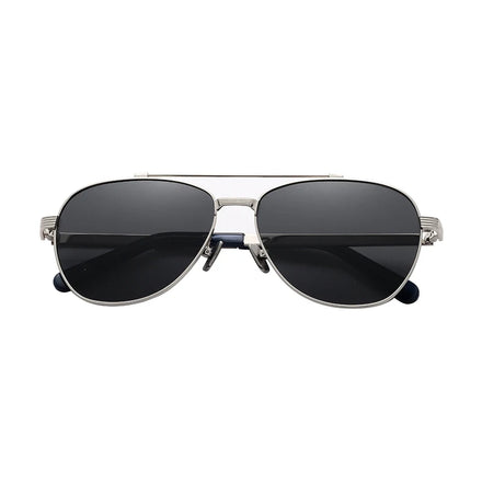 Luxury Double Bridge Metal Anti Glare Driving Sun Glasses Men Women Shades Polarized Sunglass