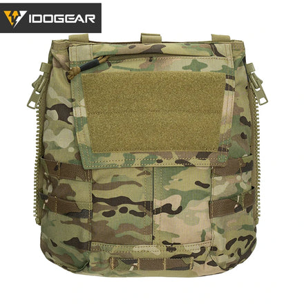 IDOGEAR Tactical Pouch Bag Zip on Panel Magazine Pouch Zip on Tactical Backpack for AVS JPC2.0 CPC
