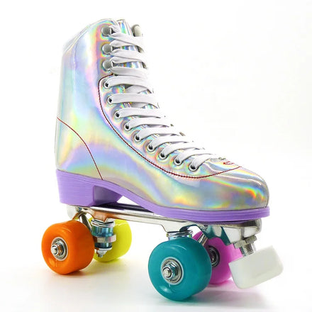 Cheap Factory Price Outdoor PU Flashing Roller Skate Shoes with ABEC-7 Bearings EN13899 Certified