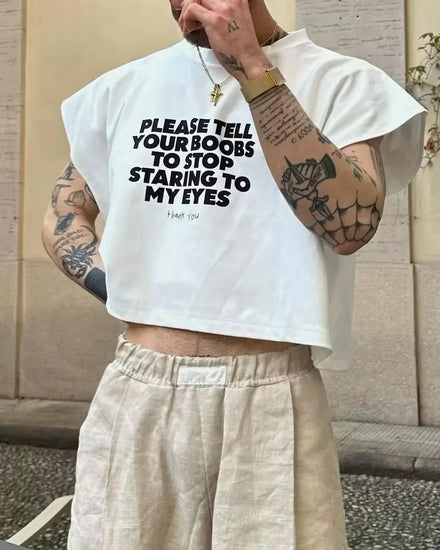 KY Homme Cropped Oversized Boxy Tshirt Box Tees 100% Cotton Hip Hop Style Custom Short Sleeve Knitted Fabric 220 Grams Print