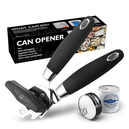Portable Can Opener Stainless Steel Screw Opener Powerful Canning Knife Kitchen Tools Manual Tin Can Opener