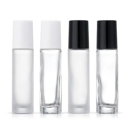 Portable 10ml 15ml Perfume Glass Roller Bottle Essential Oil Roll-on Bottle