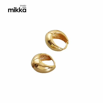 European and American Ins Simple Cool Wind Circle Earrings Female Minority Earrings