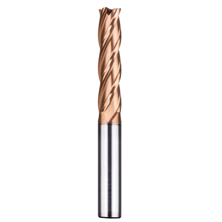 Excellent Performance 4-Flute Square Long Flute Endmill Cutters Customizable OEM Carbide Milling Cutter for Hardened 30 Degree