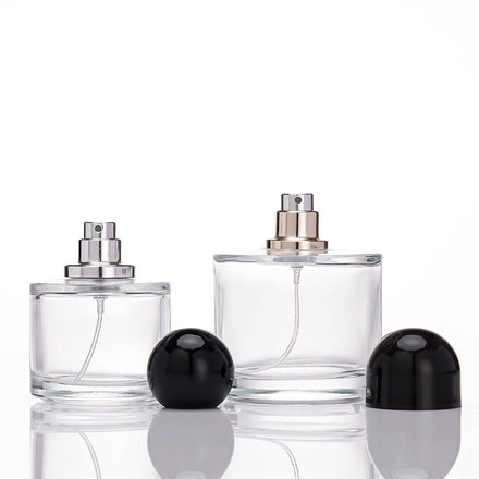 Empty 30ml 50ml 100ml Women Glass Perfume Bottle Packaging with Crimp Spray