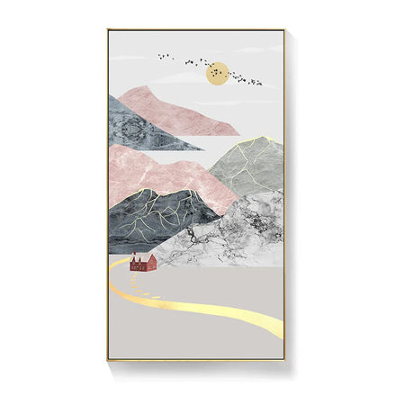 Wholesale New Style Luxury Custom Paintings and Wall Arts Cheap Plastic Bulk Crystal Porcelain Painting Customized