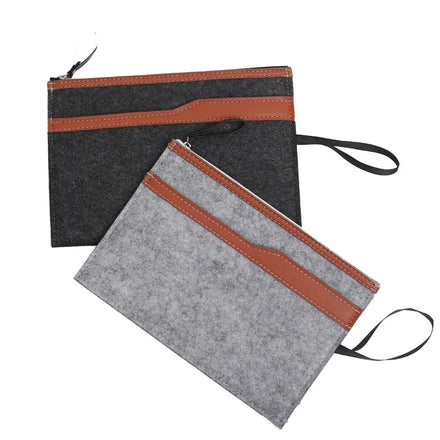 Factory Direct Custom Made Eco-Friendly Recyclable Reusable A4 Display Folder Wool Felt Fabric for Passport Use