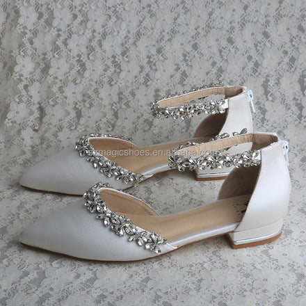 New Style Ivory Ballet Shoes for Wedding Guest in Bulk