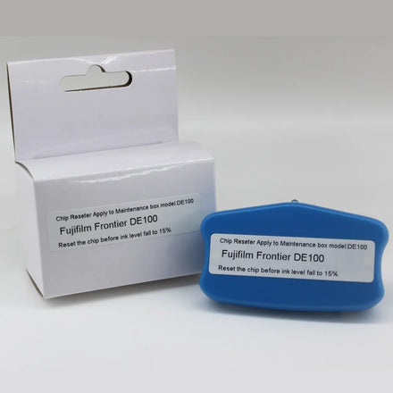 UP Maintenance Tank Chip Resetter and Chip for Fuji Frontier DE100 DE-100 Printer