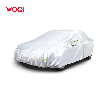 Woqi Heavy Duty Luxury Portable Full Car Cover Waterproof Dustproof Fit for Sedan Stretch Custom Logo