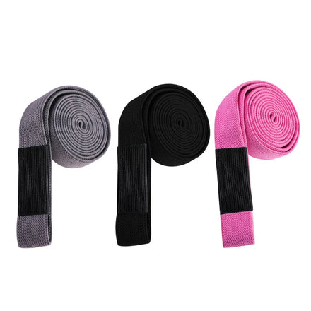 Arm Black Resistance Bands Loop Set Gym Exercise Yoga Streng