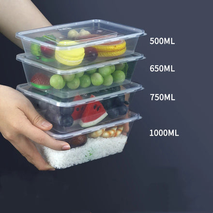 Food Lunch Plastic Box Custom Food Containers Disposable Biodegradable Disposable Food Containers Wholesale