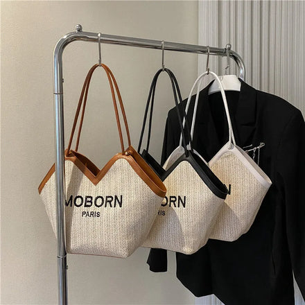 New Fashion Canvas Women Handbags Large Capacity Ladies Shoulder Crossbody Bag Famous Designer Casual Female Tote Messenger Bags