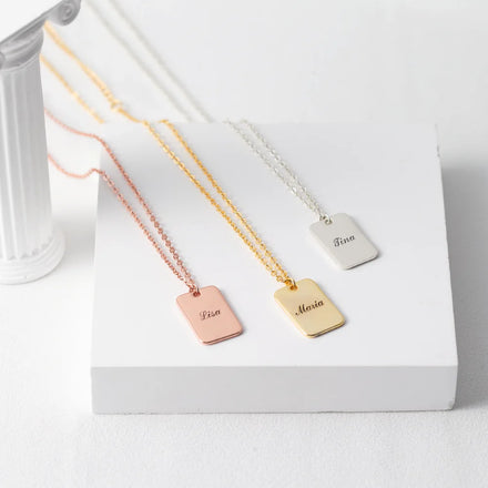 Designer Brand Custom S925 Silver Rhodium Plated Water-wave Chain Necklace Women European American Style Fine Jewelry