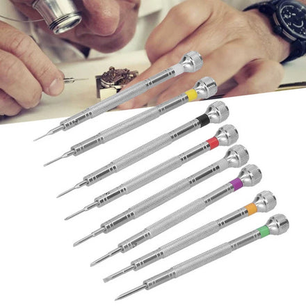 0.6-2.0mm Flat/cross Screwdriver Stainless Steel Precise Straight Slot Head Screwdriver Watch Jewelry Repair Glasses Tool