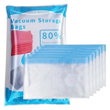 Factory Direct High Quality Transparent PA Vacuum Storage Bags with Pump for Compression Clothes for Travel Packing