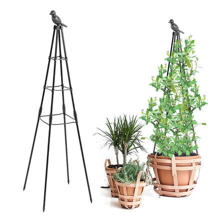 Garden Reinforced Flower Stand Decoration Adjustable Climbing Vine Support Trellis for Tall Climbing Plants