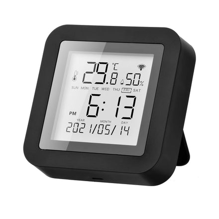 Zemismart Smart Home Products 3-in-1 WiFi TV Box T&H Sensor IR Remote Control LCD Screen Display Alexa Google Home Compatible