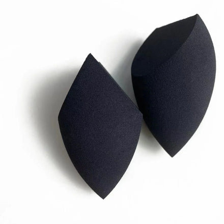 TZ Puff TZ-015 Black Latex Free Makeup Sponge-Different Shapes 50% Bigger When Wet for Liquid/Dry Foundation Application