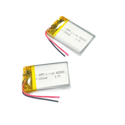 Small Battery 402030 3.7v 200mAh Lithium Ion Polymer Battery Lipo Pouch Cell Rechargeable Battery Pack for Electric Watch