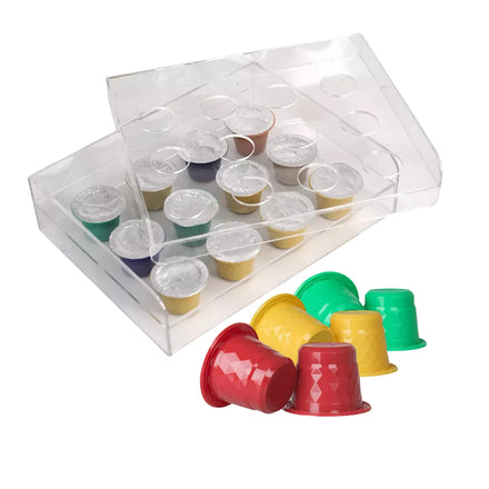 1SET AM Store Hot Sale Manual Capsules Filling Board for NESPRESSO Pods 12 Holes Capacity