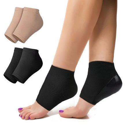 Insoles Heel Moisturizing Socks Open Toe Cracked Gel Heel Socks Foot Toeless Heel Repair Socks for Women Dry Hard Cracked Feet