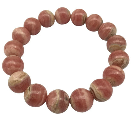 Natural Crystal Rhodochrosite Round Loose Beads for Jewelry Making 8mm 10mm Bracelets Necklace Creative Gifts