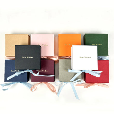 Custom Recycled Multifunction Cardboard Paper Folding Jewelry Boxes Recyclable Fold Box Pouch for Earrings Necklaces Rings
