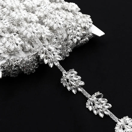 E022 Hot Sale Sew-On Rhinestone Claw Chain Body Chain Fringe Crystal