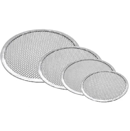 Factory Supply 6/7/8/9/10 Inch Aluminium Alloy Food Grade Aluminum Pizza Screen Pizza Tray Pan Factory Price