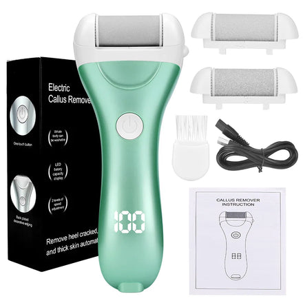 2022 New Hot Sale Portable LCD Vacuum Adsorption Foot Grinder Electric Pedicure File for Foot Spa