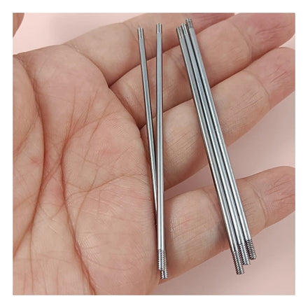 Accessories Customized Diameter Beadable Pen Making Kits Stainless Steel Rods with Threaded Ends