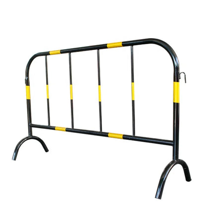 2025 Iron Horse Thickened Steel Mobile Safety Fence Temporary Traffic Barrier for Marathon Activity Crowd Control Easily