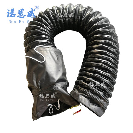 12 Inch 300mm Customized Tarpaulin Heated Resistant Explosive-proof Flexible Duct