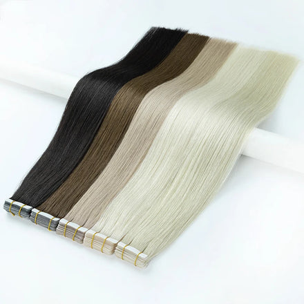 LeShine Salon Virgin Human Tape in Hair Extensions 100% Human Hair Russian Hair Tape in Hair Extensions