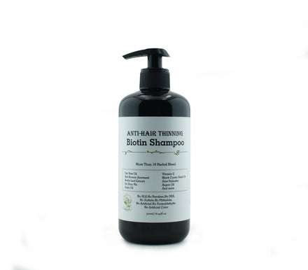 Sulfate Free Paraben Free Biotin Hair Growth Shampoo and Conditioner With Castor Oil for Hair Loss Thinning
