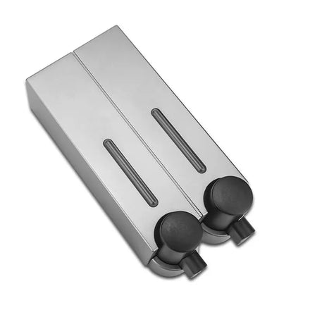 Shampoo Dispenser for Shower Wall Black Wall-Mounted Shower Soap Dispenser for Home and Hotel Bathroom 420ml