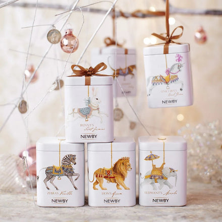 Wholesale Custom Christmas Square Candy Cookie Canister Chocolate Tea Coffee Bean Can Gift Small Packaging Tin Box